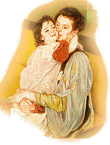 Cassat-Big Hug for Mama